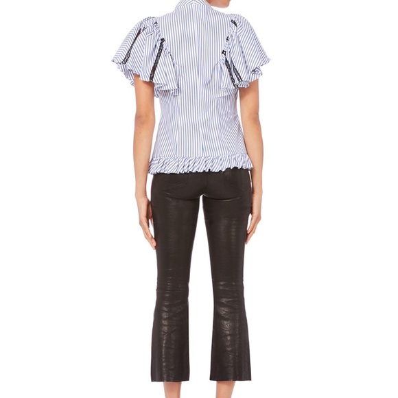 Caroline Constas Frankie Stripped Blouse XS - Picture 5 of 14